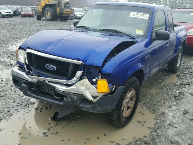 1FTZR15E84PA36197 - 2004 FORD RANGER SUP BLUE photo 2