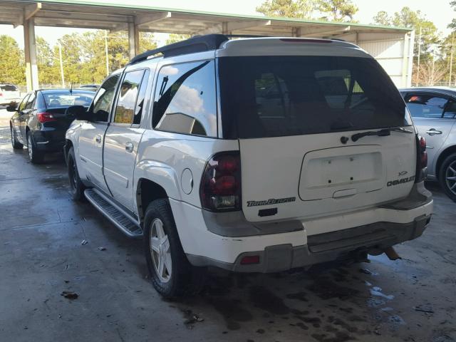 1GNES16S426133043 - 2002 CHEVROLET TRAILBLAZE WHITE photo 3