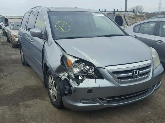 5FNRL38646B017239 - 2006 HONDA ODYSSEY EX GRAY photo 1