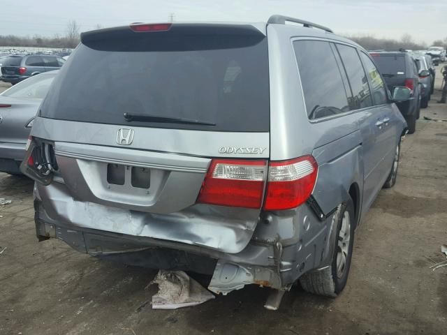 5FNRL38646B017239 - 2006 HONDA ODYSSEY EX GRAY photo 4