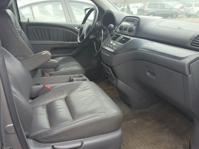 5FNRL38646B017239 - 2006 HONDA ODYSSEY EX GRAY photo 5