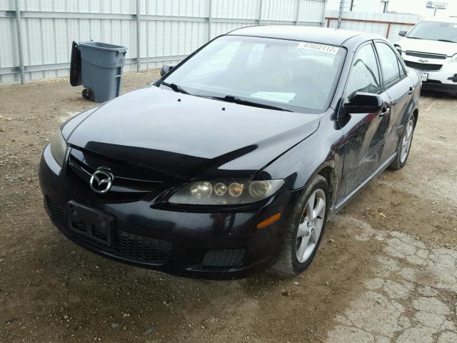 1YVHP80D375M13327 - 2007 MAZDA 6 S BLACK photo 2