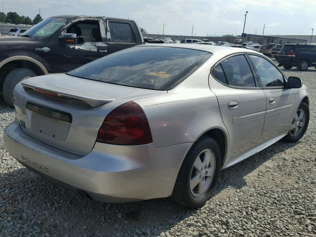 2G2WP552061282526 - 2006 PONTIAC GRAND PRIX SILVER photo 4