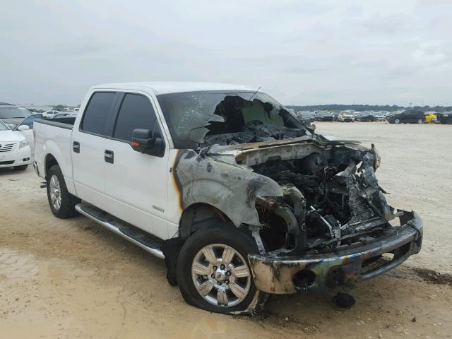 1FTFW1CT7CKD13107 - 2012 FORD F150 SUPER WHITE photo 1