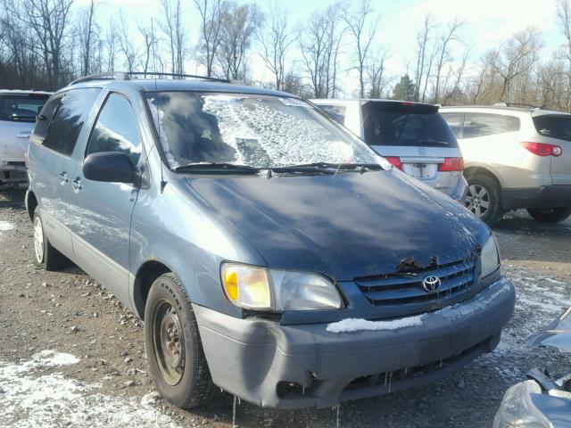 4T3ZF13C51U364073 - 2001 TOYOTA SIENNA BLUE photo 1