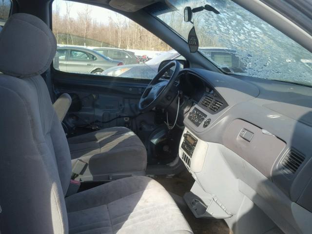 4T3ZF13C51U364073 - 2001 TOYOTA SIENNA BLUE photo 5