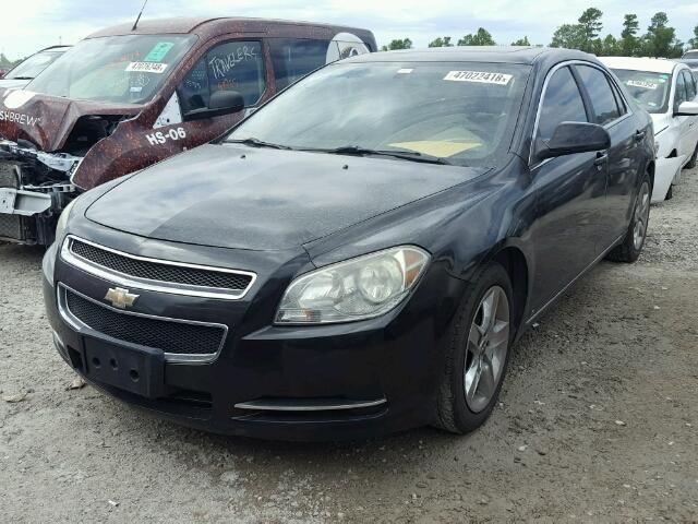 1G1ZC5EB8A4122436 - 2010 CHEVROLET MALIBU 1LT BLACK photo 2