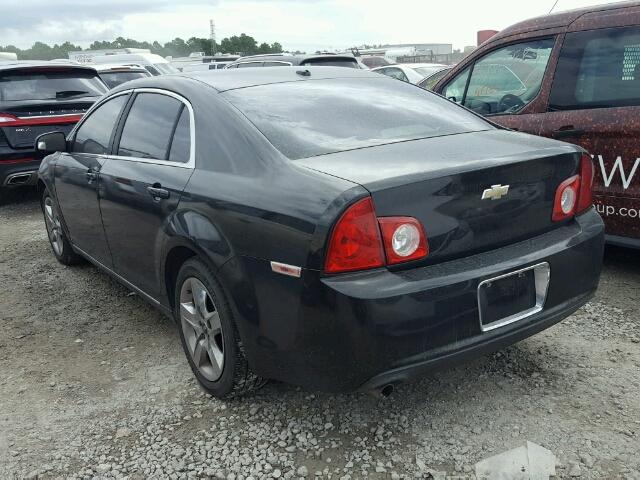 1G1ZC5EB8A4122436 - 2010 CHEVROLET MALIBU 1LT BLACK photo 3