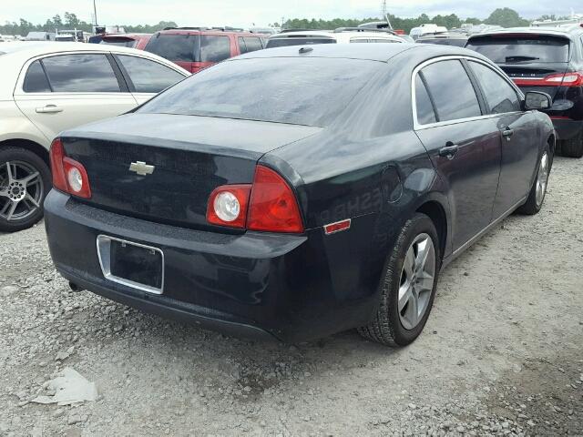 1G1ZC5EB8A4122436 - 2010 CHEVROLET MALIBU 1LT BLACK photo 4