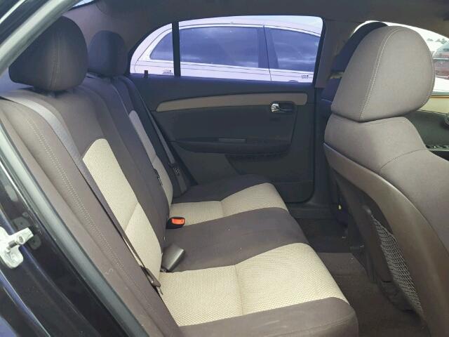 1G1ZC5EB8A4122436 - 2010 CHEVROLET MALIBU 1LT BLACK photo 6