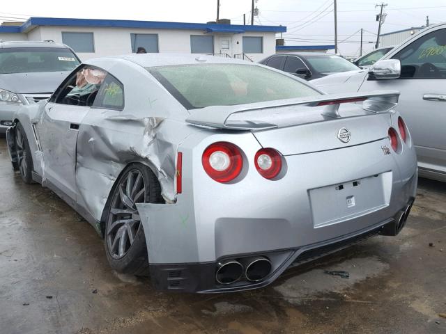 JN1AR5EF5FM280961 - 2015 NISSAN GT-R PREMI SILVER photo 3