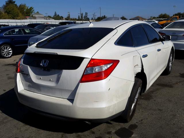 5J6TF1H54AL003723 - 2010 HONDA ACCORD CRO WHITE photo 4