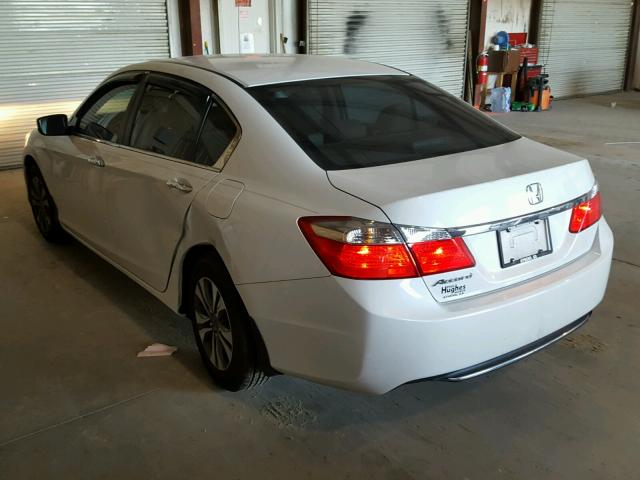 1HGCR2F3XEA126420 - 2014 HONDA ACCORD LX WHITE photo 3