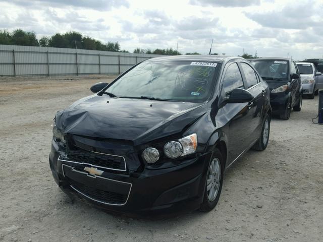 1G1JC5SH8D4227679 - 2013 CHEVROLET SONIC LT BLACK photo 2