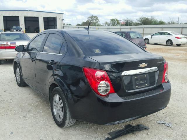 1G1JC5SH8D4227679 - 2013 CHEVROLET SONIC LT 黑色 照片 3