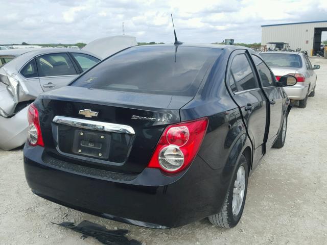 1G1JC5SH8D4227679 - 2013 CHEVROLET SONIC LT 黑色 照片 4