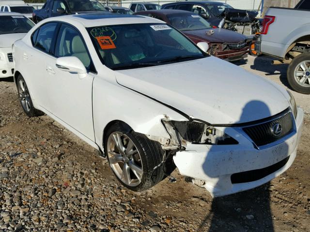 JTHBK262595090574 - 2009 LEXUS IS 250 WHITE photo 1