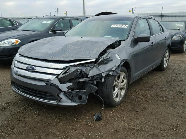 3FAHP0HA1CR154982 - 2012 FORD FUSION SE SILVER photo 2