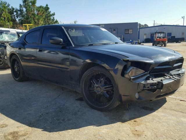 2B3KA43G98H160764 - 2008 DODGE CHARGER BLACK photo 1