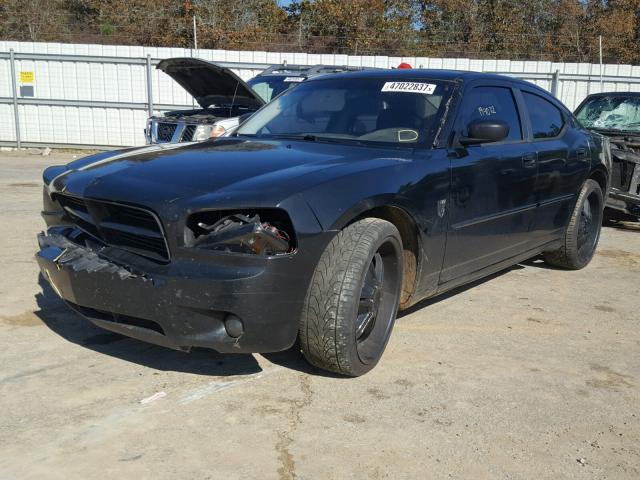 2B3KA43G98H160764 - 2008 DODGE CHARGER BLACK photo 2