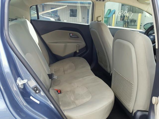 KNADM4A38G6699369 - 2016 KIA RIO LX Կապույտ լուսանկար 6