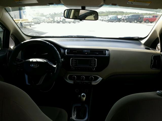 KNADM4A38G6699369 - 2016 KIA RIO LX Կապույտ լուսանկար 9