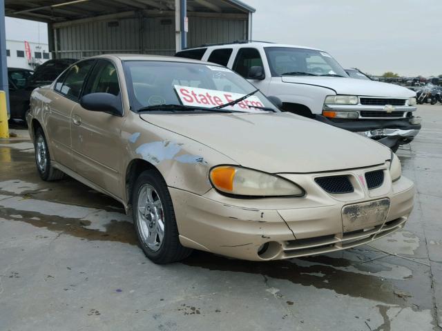 1G2NE52F23C190350 - 2003 PONTIAC GRAND AM S GOLD photo 1