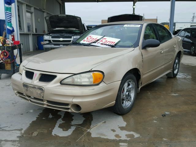 1G2NE52F23C190350 - 2003 PONTIAC GRAND AM S GOLD photo 2