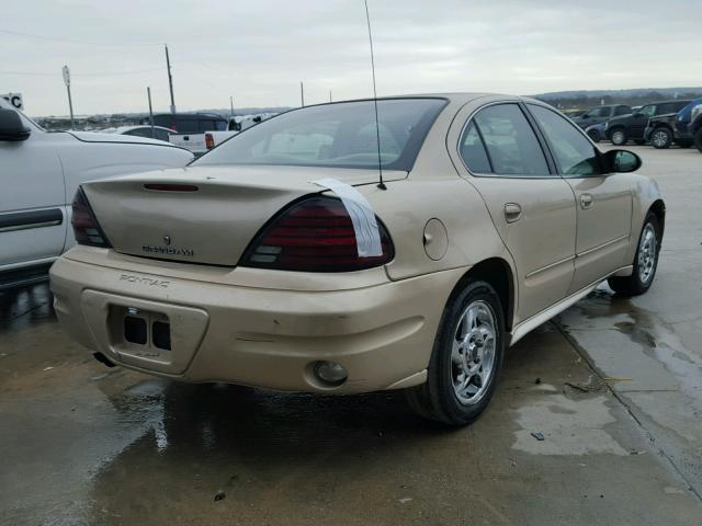 1G2NE52F23C190350 - 2003 PONTIAC GRAND AM S GOLD photo 4