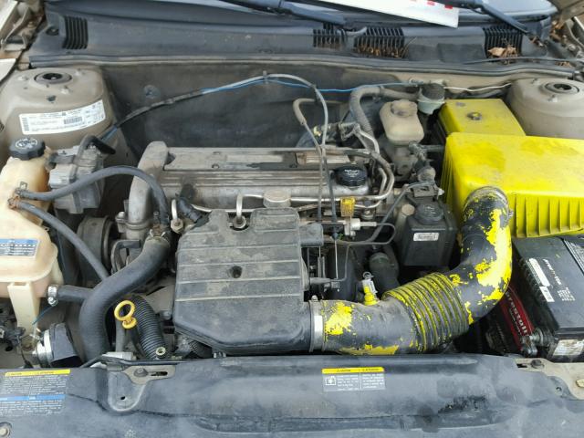 1G2NE52F23C190350 - 2003 PONTIAC GRAND AM S GOLD photo 7