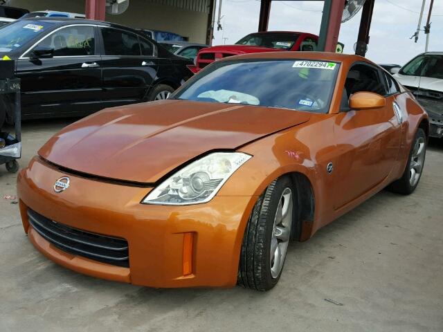 JN1AZ34D06M300327 - 2006 NISSAN 350Z COUPE ORANGE photo 2