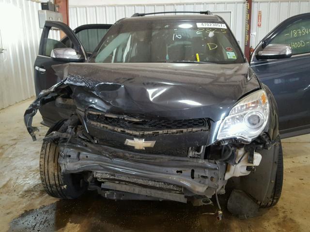 2GNALFEK1D1132825 - 2013 CHEVROLET EQUINOX LT BLACK photo 7