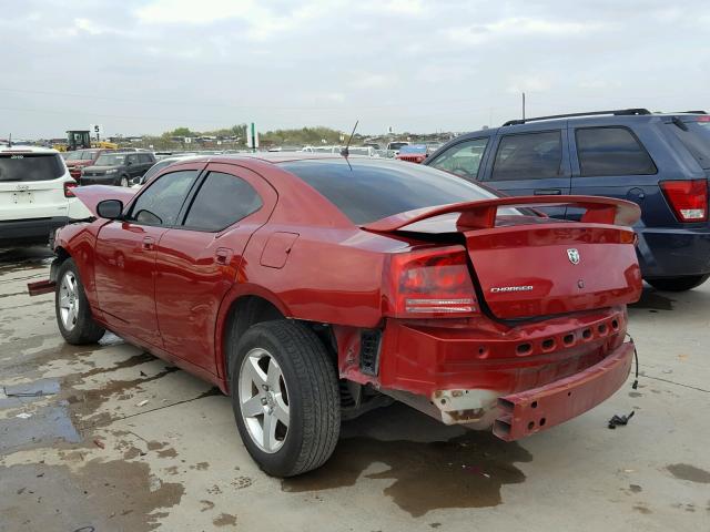 2B3KA43R58H162867 - 2008 DODGE CHARGER RED photo 3