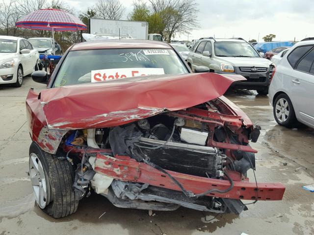 2B3KA43R58H162867 - 2008 DODGE CHARGER RED photo 9