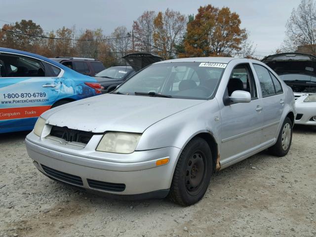 3VWSD29M71M011670 - 2001 VOLKSWAGEN JETTA GLS SILVER photo 2