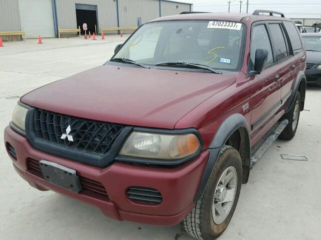 JA4LS21H42J064931 - 2002 MITSUBISHI MONTERO SP MAROON photo 2