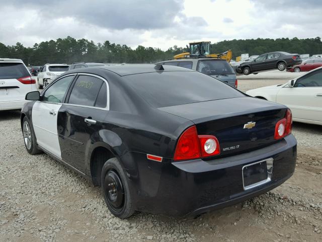 1G1ZC5E08CF302764 - 2012 CHEVROLET MALIBU 1LT BLACK photo 3