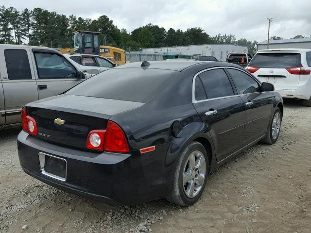 1G1ZC5E08CF302764 - 2012 CHEVROLET MALIBU 1LT BLACK photo 4