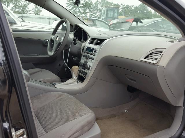1G1ZC5E08CF302764 - 2012 CHEVROLET MALIBU 1LT BLACK photo 5