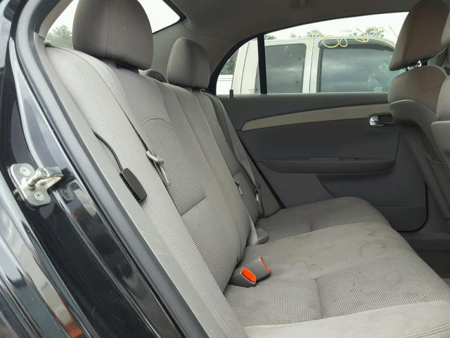 1G1ZC5E08CF302764 - 2012 CHEVROLET MALIBU 1LT BLACK photo 6