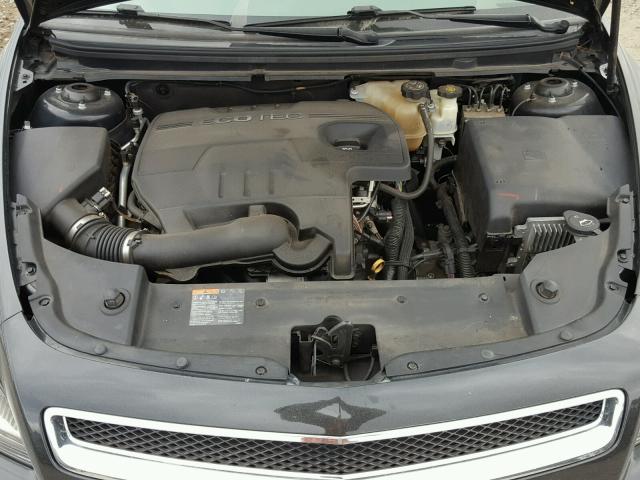 1G1ZC5E08CF302764 - 2012 CHEVROLET MALIBU 1LT BLACK photo 7