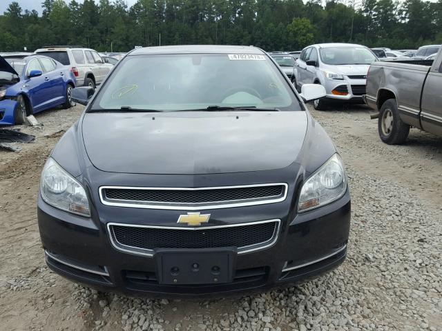 1G1ZC5E08CF302764 - 2012 CHEVROLET MALIBU 1LT BLACK photo 9