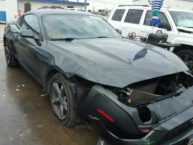 1FA6P8AM9F5318030 - 2015 FORD MUSTANG GREEN photo 1