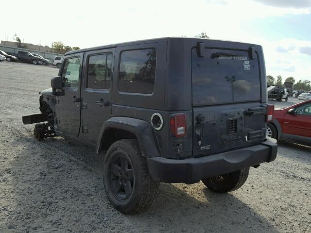 1J4GA59188L604095 - 2008 JEEP WRANGLER U GRAY photo 3