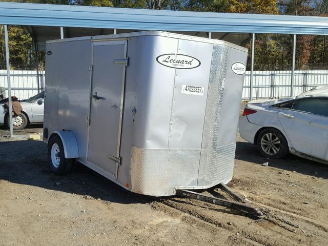 4YMCL1211EG000505 - 2014 CARGO TRAILER SILVER photo 1