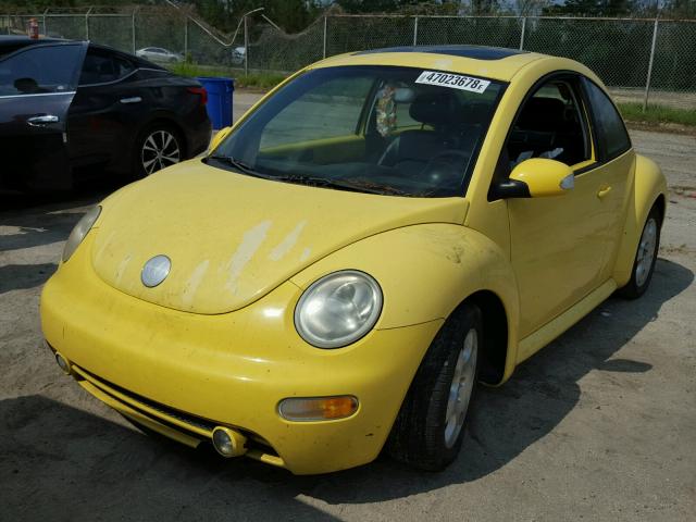 3VWCK21C63M443697 - 2003 VOLKSWAGEN NEW BEETLE Sarı foto 2