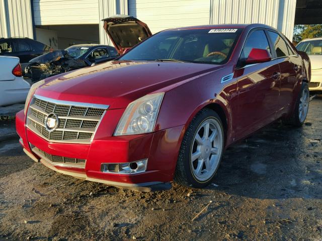 1G6DJ577890138531 - 2009 CADILLAC CTS RED photo 2