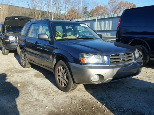 JF1SG676X5H720826 - 2005 SUBARU FORESTER 2 BLUE photo 1