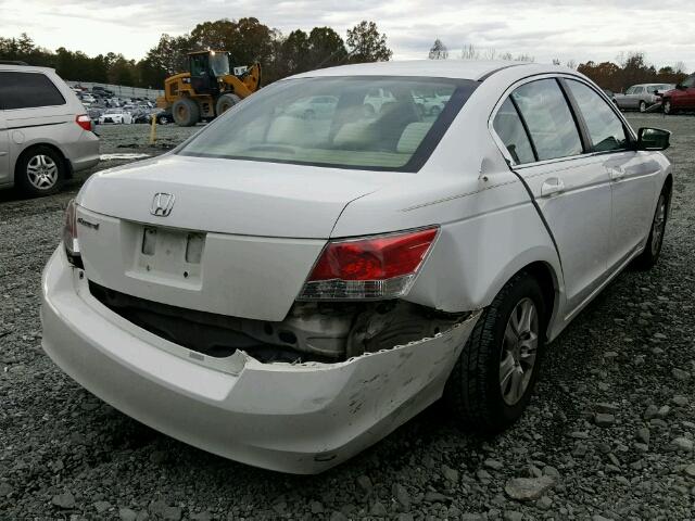 1HGCP26438A075314 - 2008 HONDA ACCORD LXP WHITE photo 4