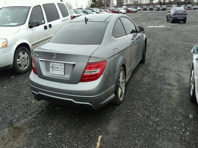 WDDGJ4HB8CF796500 - 2012 MERCEDES-BENZ C 250 BEIGE photo 4